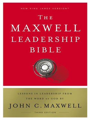 cover image of NKJV, Maxwell Leadership Bible, Third